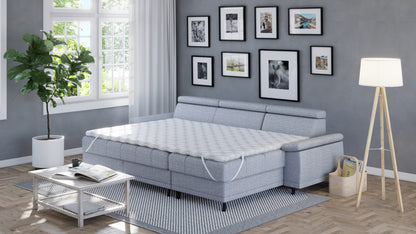 Materac nawierzchniowy 140x200 pianka PUR nakładka