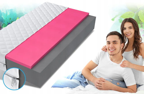 Materac Oaza Senior 160x200 Pianka MEMORY 17cm H3/H4