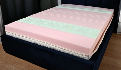 Materac piankowy HYBRID 160x200 Pianka HR 21 cm 7 stref