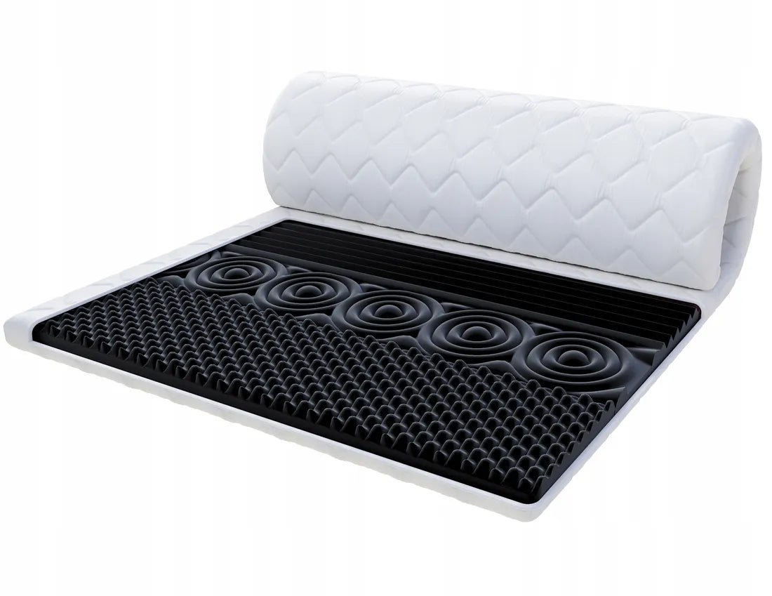 Materac nawierzchniowy 180x200 UNICA topper masujący 8cm