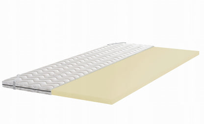Materac nawierzchniowy H2 Topper 180x200 z pianki termoplastycznej Visco Memory