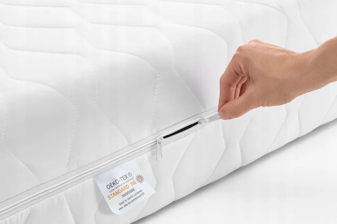 Materac nawierzchniowy Memory + HR 120x200 visco Topper 6cm nakładka